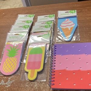 Colorful Notepad and Notebook Set